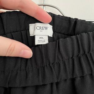 JCrew Factory pull on midi skirt, black